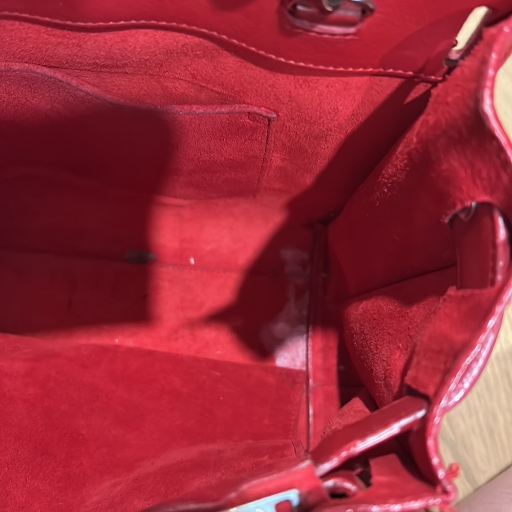 Saint Laurent YSL sac du jour medium red bag - Picture 10 of 10